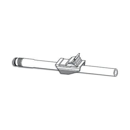 Urocare® Tube Clamp 2 Position, 1.63 x 0.75 x 0.81 Inch, White, Polypropylene- Polyester (1002630_EA)