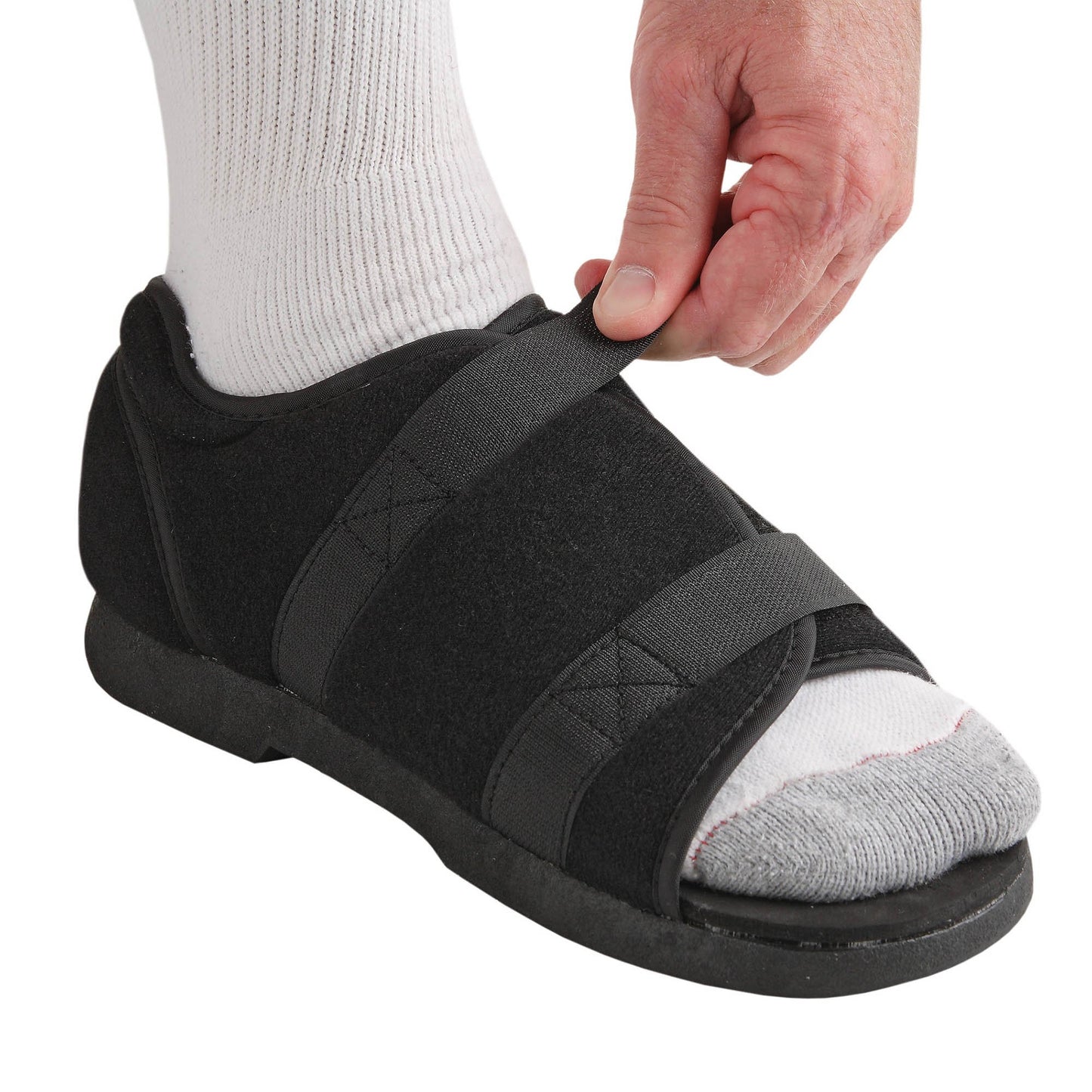 Össur® Soft Top Post-Op Shoe Large Adult Black (509871_EA)