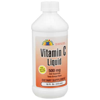 Geri-Care® Vitamin C Supplement Ascorbic Acid 500 mg Strength Liquid 16 oz. (703057_CS)