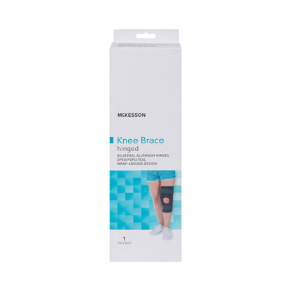 McKesson Knee Brace Large Wraparound / Hook and Loop Strap Closure with D-Rings 20-1/2 to 23 Inch Circumference Left or Right Knee (1159102_EA)