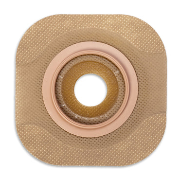 New Image™ Flat CeraPlus™ Ostomy Barrier Precut, Extended Wear Adhesive Tape Borders 1-3/4 Inch Flange Green Code 7/8 Inch Opening (1195892_BX)