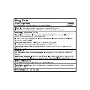 McKesson Skin Prep Solution 1 gal. Jug 10% Strength Povidone-Iodine NonSterile (854301_EA)