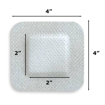 McKesson Island Dressing 4 X 4 Inch Square NonSterile (883053_EA)