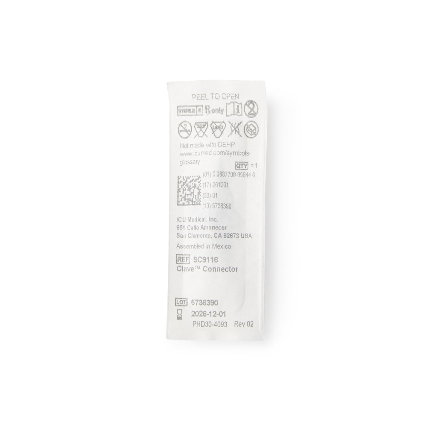 ICU Medical IV Connector (870087_CS)