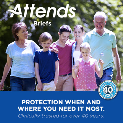 Attends® Unisex Youth Incontinence Brief Small Disposable Heavy Absorbency (959837_BG)