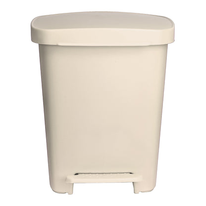 McKesson Trash Can 32 Quart / 8 gal. Beige Plastic Rectangular (1223711_CS)