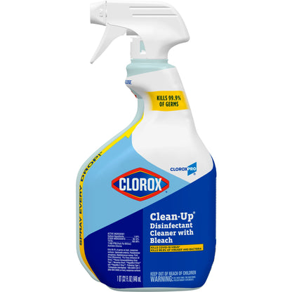 CloroxPro™ Clorox® Clean-Up® with Bleach Surface Disinfectant Cleaner Germicidal Trigger Spray Liquid 32 oz. Bottle Chlorine Scent NonSterile (761441_CS)