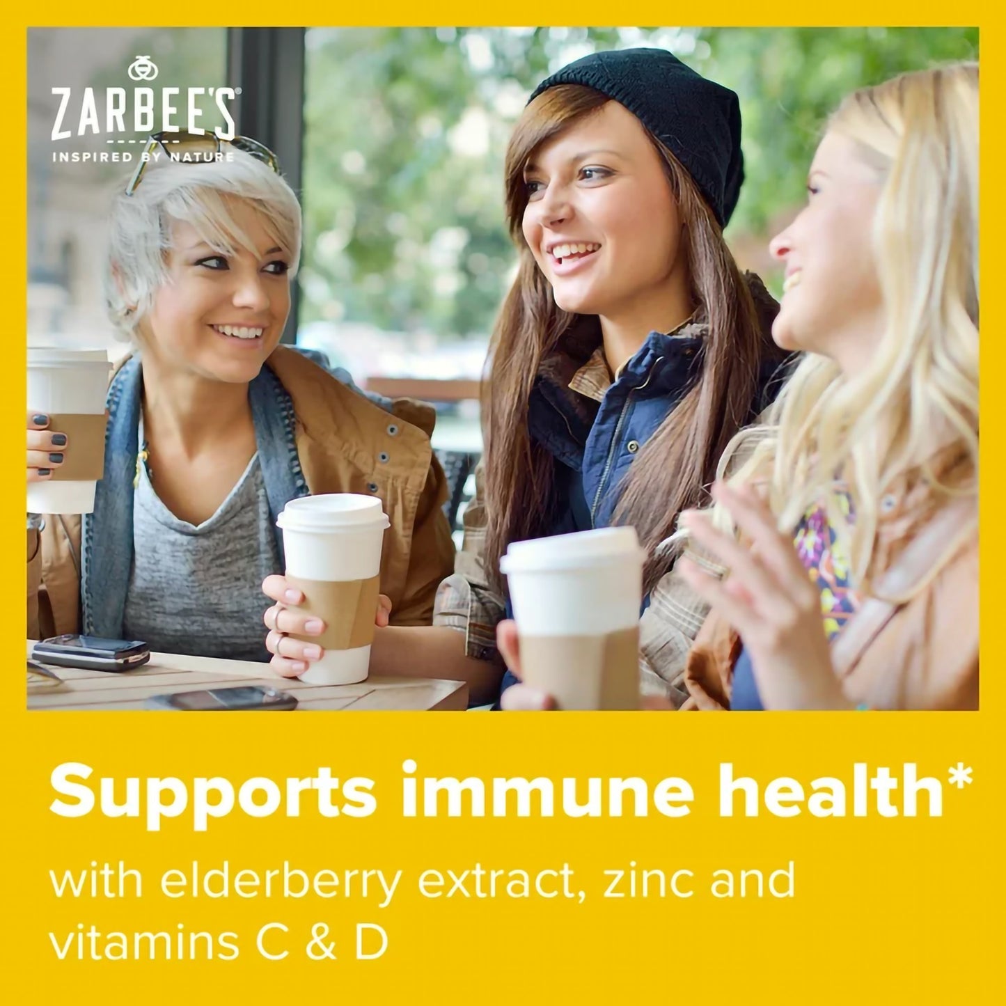 Zarbee's® Cough + Immune Cold and Cough Relief 11 g Strength Syrup 8 oz. (1228868_EA)
