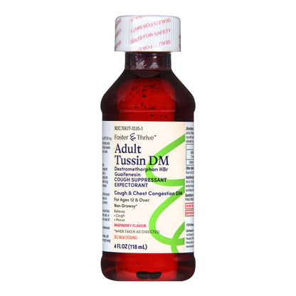 Foster & Thrive™ Cough and Chest Congestion 200 mg - 20 mg / 20 mL Strength Syrup 4 oz. (1238977_EA)