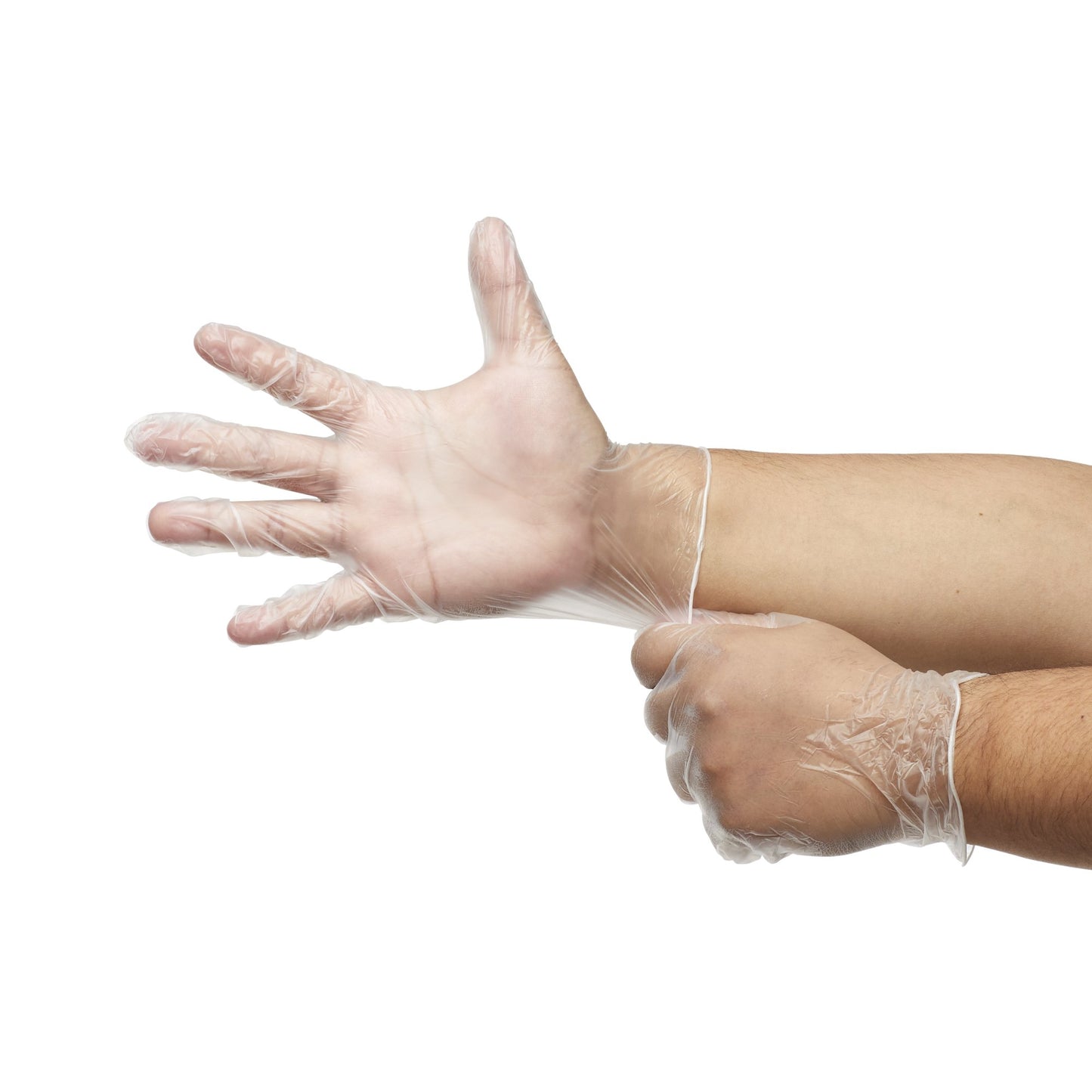 McKesson Exam Glove X-Large NonSterile Vinyl Standard Cuff Length Smooth Clear Not Rated (833078_CS)