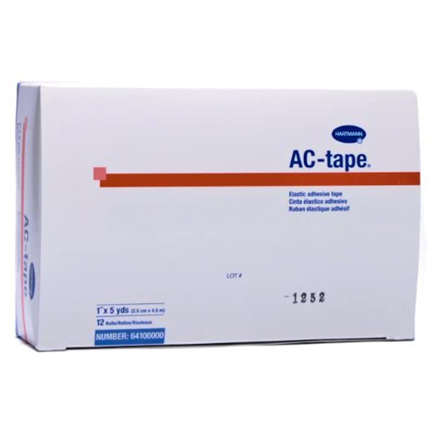 AC-tape® Athletic Tape Tan 1 Inch X 5 Yard Cotton NonSterile (478274_BX)