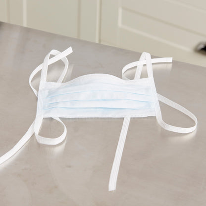 McKesson Surgical Mask ASTM Level 1 Tie Closure One Size Fits Most (188696_CS)