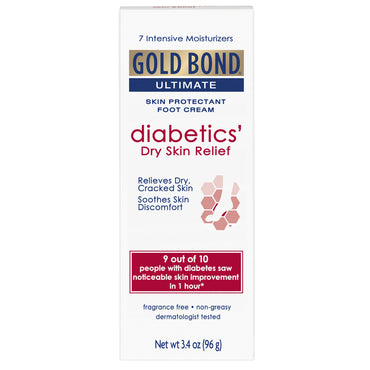Gold Bond® Ultimate Diabetics' Foot Moisturizer 3.4 oz. Tube Unscented Cream (1030716_EA)