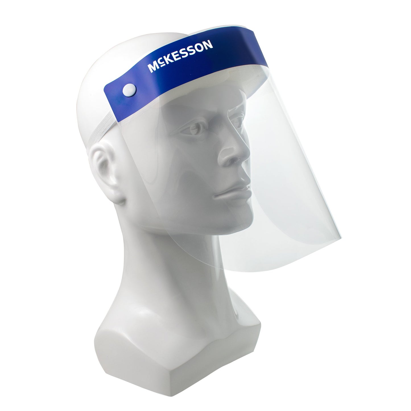 McKesson Face Shield One Size Fits Most Full Length Anti-fog Disposable NonSterile (1183737_BG)
