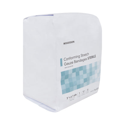 McKesson Conforming Bandage 3 Inch X 4-1/10 Yard Sterile 1 per Pack (999364_RL)