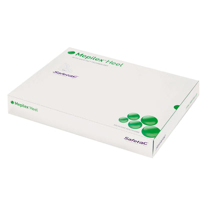 Mepilex® Heel Foam Dressing 5 X 8 Inch Without Border Film Backing Silicone Adhesive Heel Sterile (563851_EA)