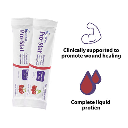 Pro-Stat® Oral Supplement Wild Cherry Punch Flavor Liquid 1 oz. Individual Packet (625275_EA)