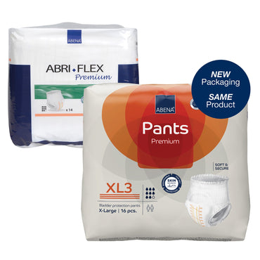 Abena® Premium Pants XL3 Unisex Adult Absorbent Underwear Pull On with Tear Away Seams X-Large Disposable Heavy Absorbency (1218238_PK)