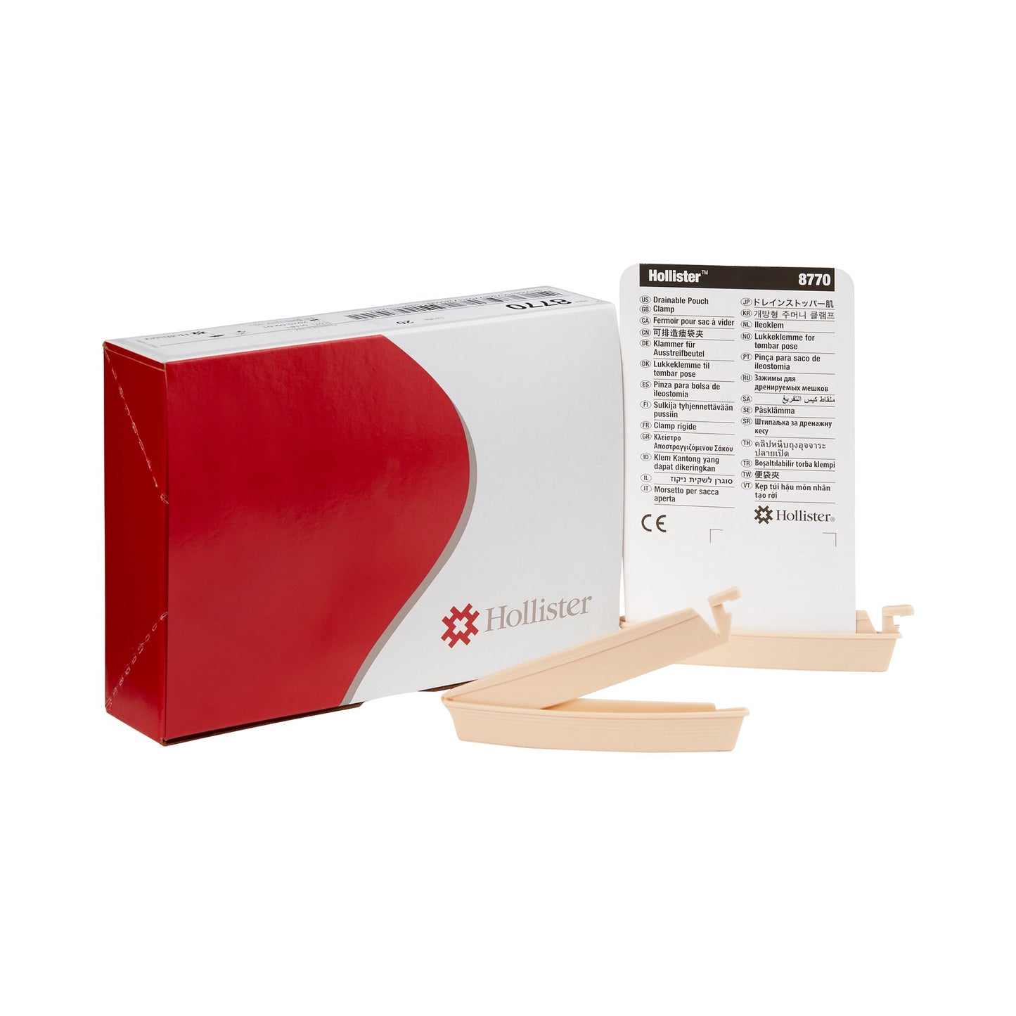 Hollister Drainable Pouch Clamp Beige (328301_BX)