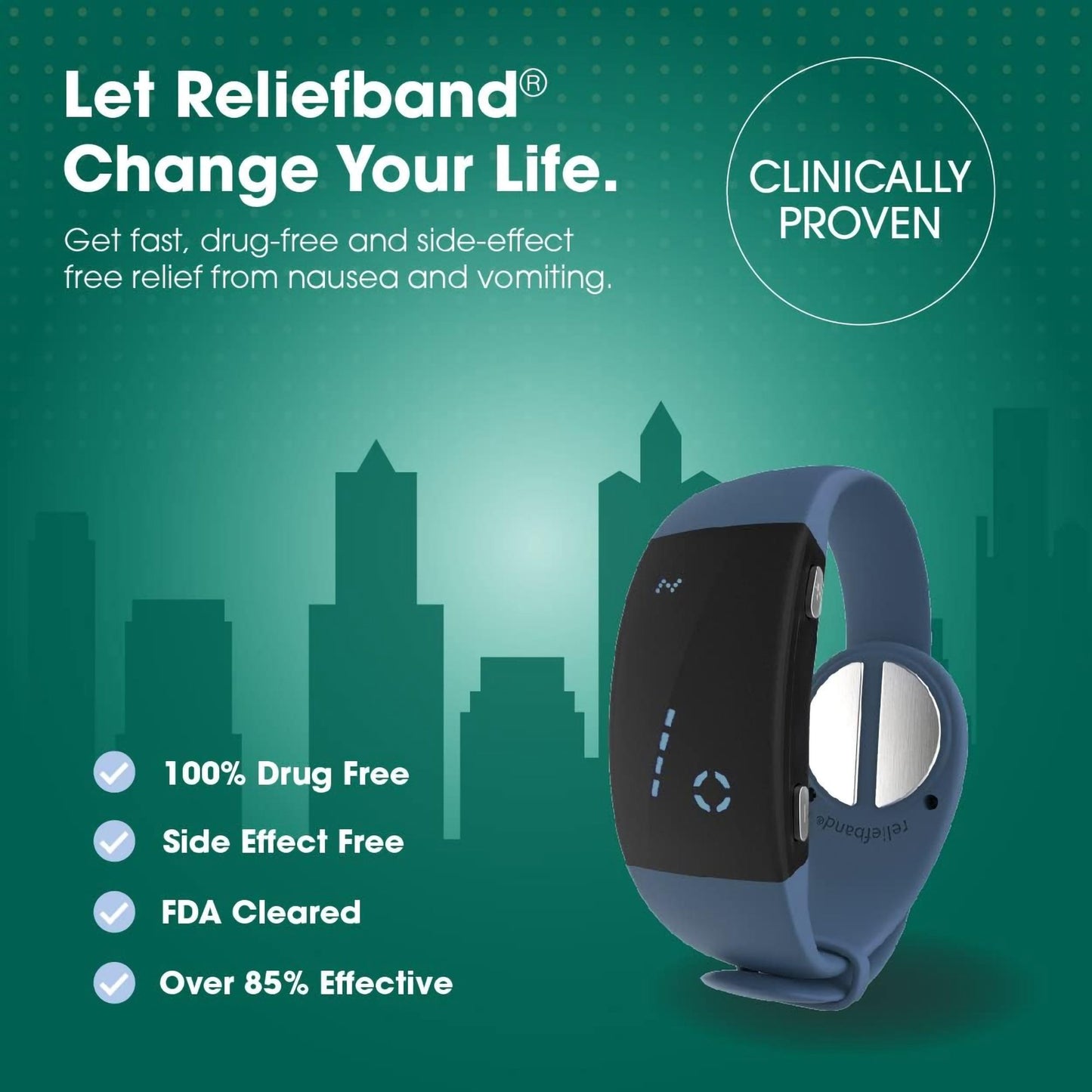 Reliefband® Premier Nausea Relief Wrist Band (1238418_EA)