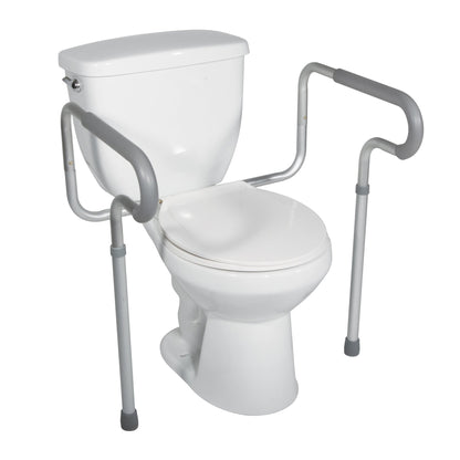 drive™ Toilet Safety Rail White / Gray Aluminum (625739_EA)