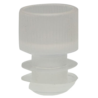McKesson Tube Closure Polyethylene Flanged Plug Cap Natural 16 mm For Use with 16 mm Blood Drawing Tubes, Glass Test Tubes, Plastic Culture Tubes NonSterile (1175408_CS)