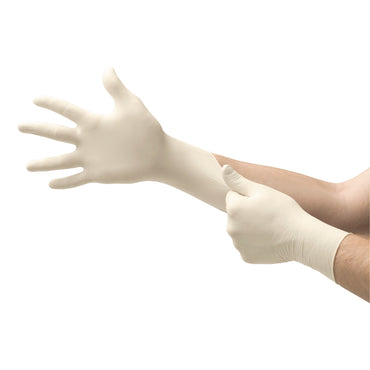 Diamond Grip Plus™ Exam Glove Small NonSterile Latex Standard Cuff Length Fully Textured White Not Rated (365973_BX)