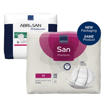 Abena® San Premium Incontinence Liner 14.5 X 28.7 Inch Heavy Absorbency Fluff / Polymer Core Size 11 (1218223_CS)
