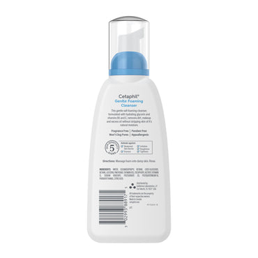 Cetaphil® Foaming Face Wash Facial Cleanser Foaming 8 oz. Pump Bottle Gentle Scent (1230040_EA)