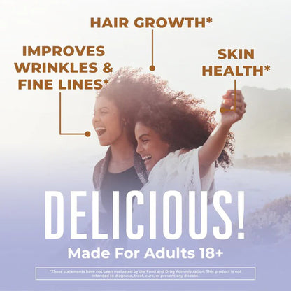 Mary Ruth's® Hair Growth Max Liposomal Dietary Supplement Vitamin E / B6 / Biotin 4 mg / 3 mg / 10,000 mcg Strength Liquid 15.22 oz. Almond Cookie Flavor (1271763_EA)