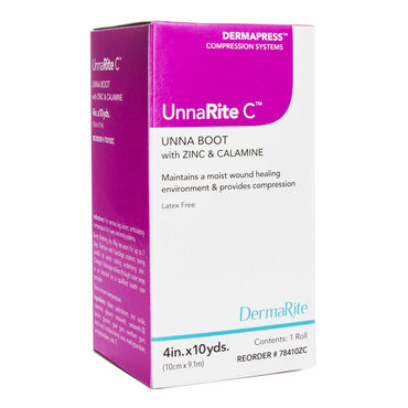 UnnaRite C™ Unna Boot Zinc Oxide / Calamine 4 Inch X 10 Yard (980206_BX)