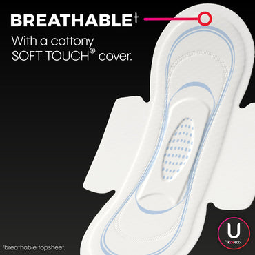 U by Kotex Security Feminine Pad Ultra Thin with Wings Regular Absorbency (1184197_PK)