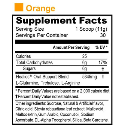 Healios® Oral Supplement Orange Flavor Powder 11.64 oz. Jar (1218419_EA)