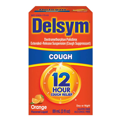 Delsym® Cold and Cough Relief 30 mg / 5 mL Strength Liquid 3 oz. (561519_EA)