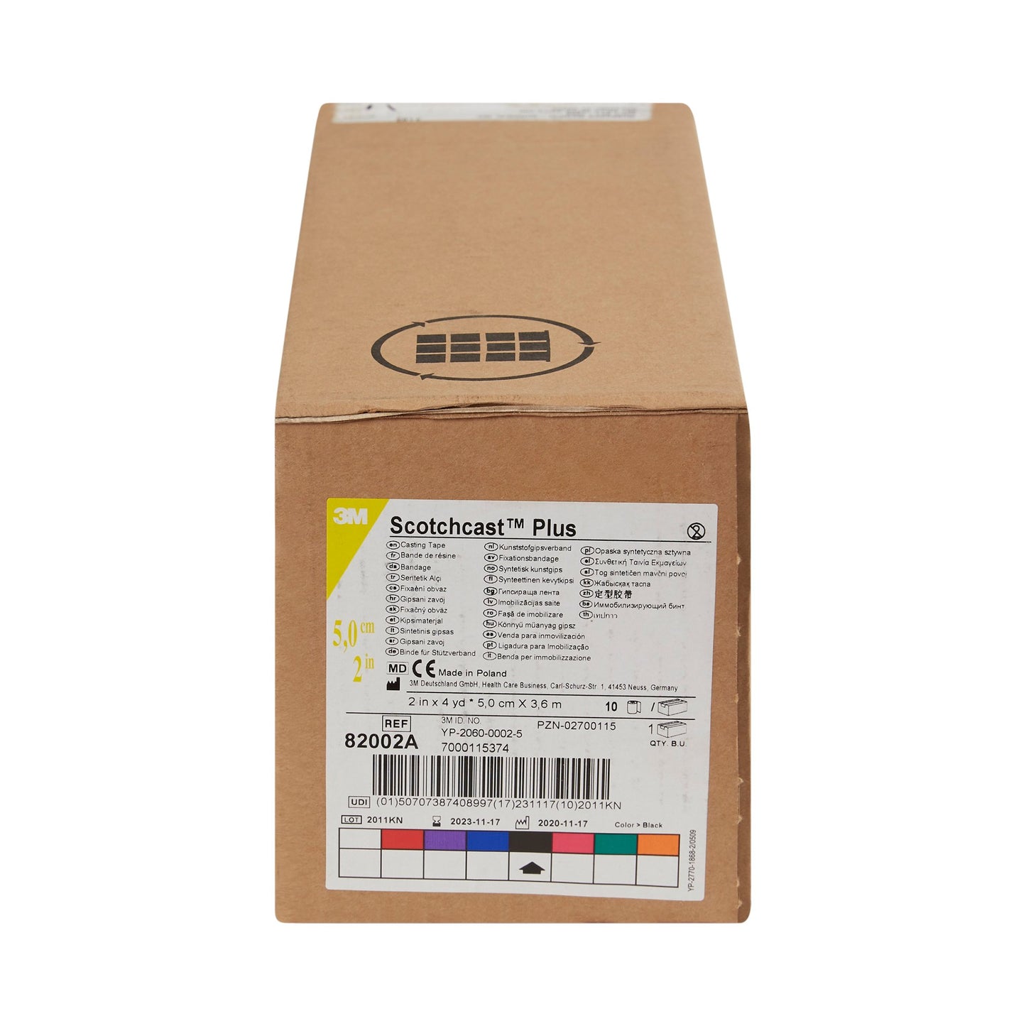 3M™ Scotchcast™ Plus Cast Tape 2 Inch X 12 Foot Fiberglass / Resin Black (201252_CS)