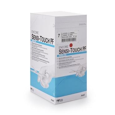 ENCORE® Sensi-Touch® PF Surgical Glove Size 7 Sterile Latex Standard Cuff Length Micro-Textured Natural Chemo Tested (1012604_BX)