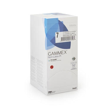 GAMMEX® Non-Latex PI Surgical Glove Size 7 Sterile Polyisoprene Standard Cuff Length Micro-Textured White Chemo Tested (765478_CS)