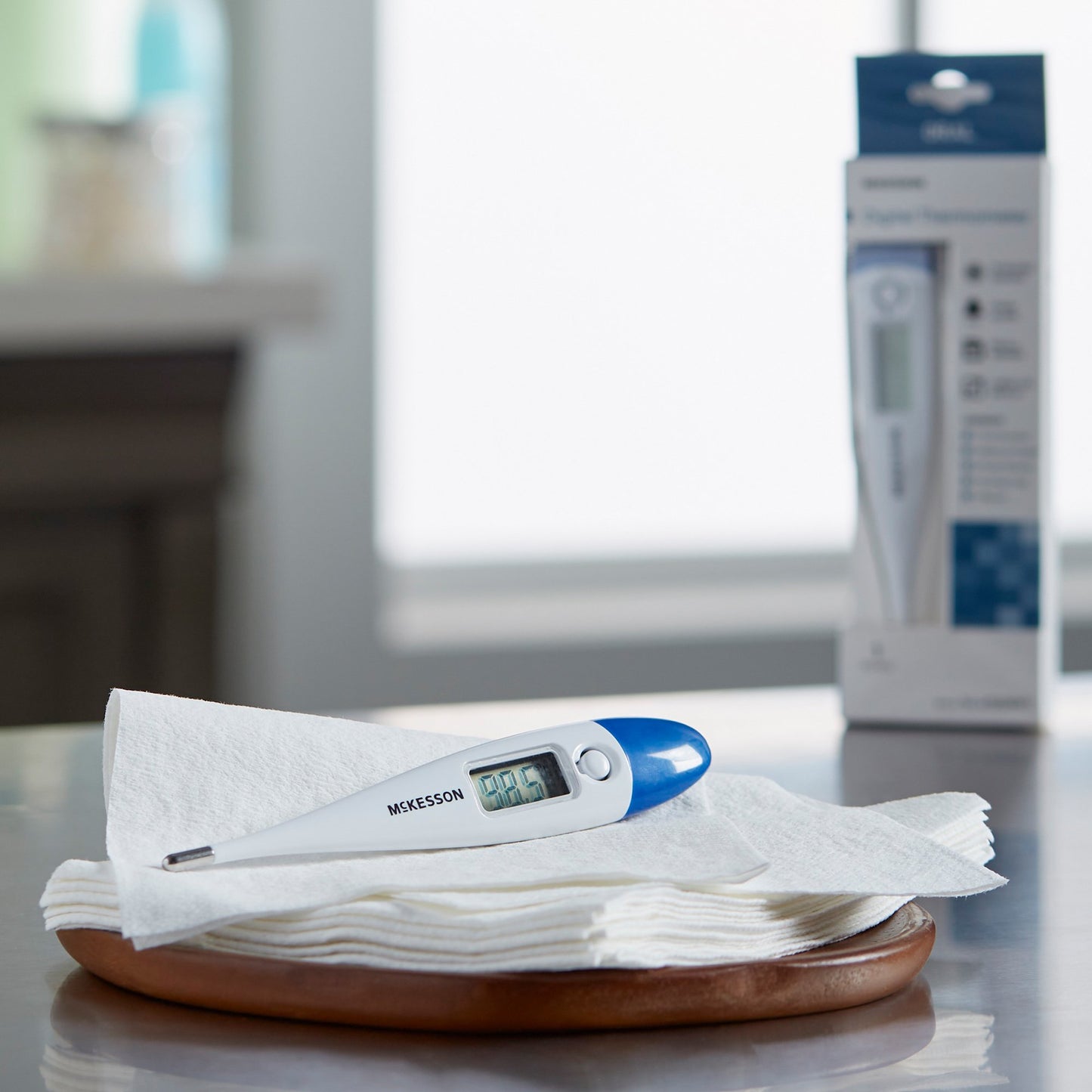 McKesson Digital Stick Thermometer Oral Probe Handheld (1125662_EA)