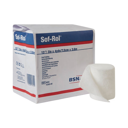 Sof-Rol® Cast Padding Undercast 3 Inch X 4 Yard Rayon NonSterile (4890_EA)