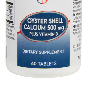 Geri-Care® Joint Health Supplement Oyster Shell 500 mg Strength Tablet 60 per Bottle (774605_CS)