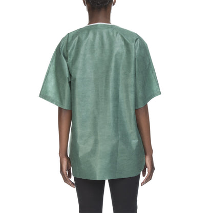 Graham Medical Products Patient Shirt Large Green Without Pockets Short Sleeve Unisex (941584_CS)