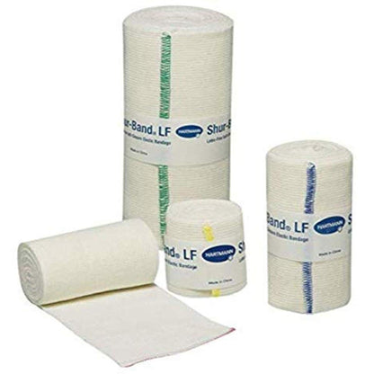 Shur-Band® LF Elastic Bandage 6 Inch X 5 Yard Single Hook and Loop Closure Natural NonSterile Standard Compression (442364_CS)