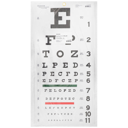 McKesson Eye Chart 20 Foot Distance Acuity Test (1038457_BG)