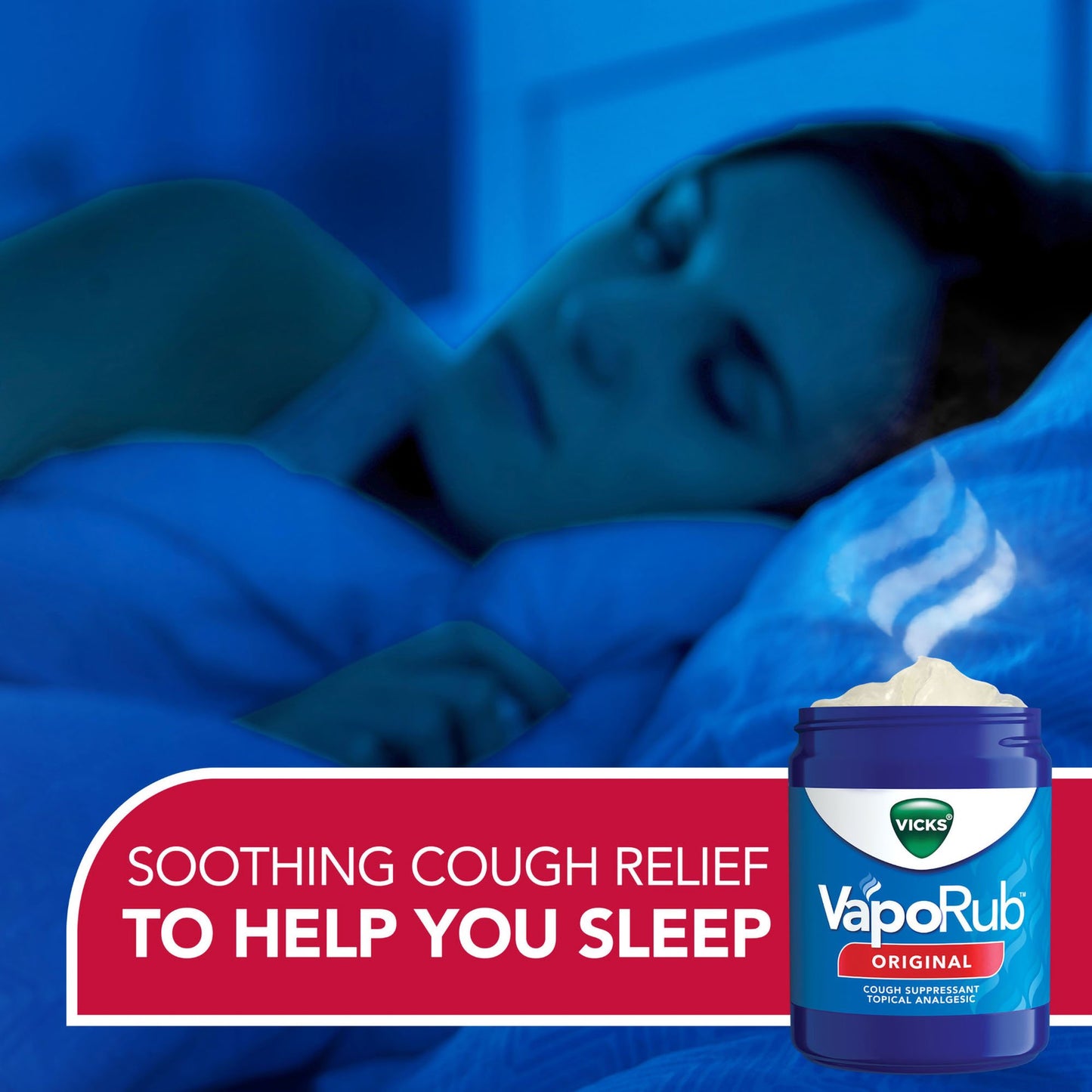 Vicks® VapoRub® Chest Rub 4.8% - 1.2% - 2.6% Strength Ointment 3.53 oz. (830713_EA)