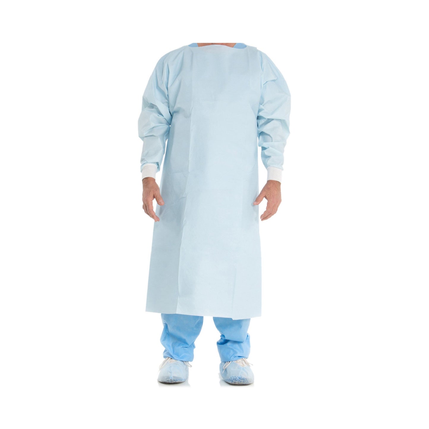 O&M Halyard Inc Chemotherapy Procedure Gown One Size Fits Most Blue NonSterile ASTM F739-12 Disposable (566770_CS)