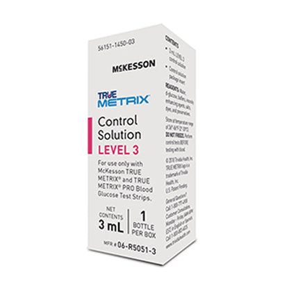 McKesson TRUE METRIX® Blood Glucose Control Solution 3 mL Level 3 (960303_CS)