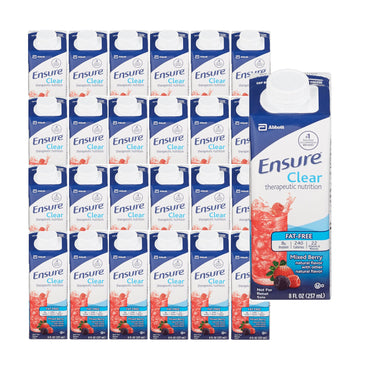 Ensure® Clear Therapeutic Nutrition Oral Supplement Mixed Berry Flavor Liquid 8 oz. Reclosable Carton (1048228_EA)