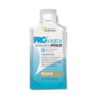 ProSource® XtraCal Oral Supplement Neutral Flavor Liquid 1 oz. Individual Packet (706411_CS)