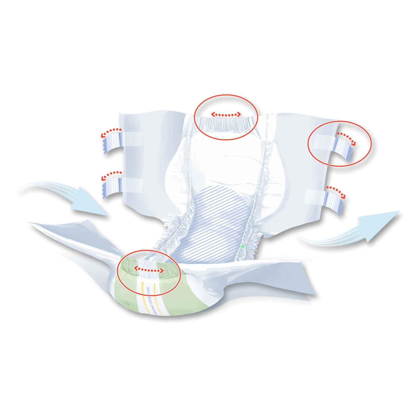 Seni® Super Plus Unisex Adult Incontinence Brief Small Disposable Heavy Absorbency (1163827_PK)