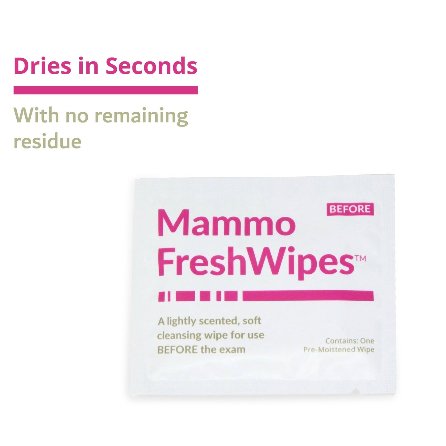 PDC® Freshwipes™ Mammography Cleansing Towelette Individual Packet Scented 50 Count (1087326_CS)